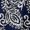 Blue, variant on Taylor Womens Cotton Embroidered A Line Dress Navy/Ivory 10