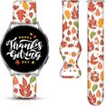 thumbnail image 2 of Correas de reloj navideñas y de Halloween compatibles con Samsung Galaxy Watch de 40 mm, 41 mm, 42 mm, 44 mm, 45 mm, 46 mm, 20 mm, correa de silicona de repuesto para Galaxy Watch 6 / Watch 5 / Watch, 2 of 4