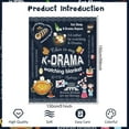 thumbnail image 2 of Korean Drama Blanket Gifts - Korean Gifts for Women K Drama Blanket Gifts Kpop Merch for Teen Girls Flannel Throw Blanket Gift for Home Bed Sofa Couch K-Drama Lovers 60 x 50 Inches, 2 of 6