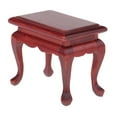 thumbnail image 4 of QSTDGVPW 1:12 Scale Dolls House Furniture Wooden End Table, Miniature Coffee Tea Table, 4 of 9