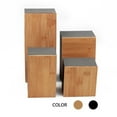thumbnail image 3 of jifeng Bamboo Lid Tea Storage Box Organizer Container Wood Tea Container D D, 3 of 9