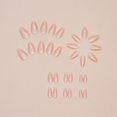 thumbnail image 3 of Uñas postizas adhesivas LRKNNO cortas almendradas nude 24 piezas con acabado brillante, 3 of 7