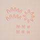 thumbnail image 3 of Uñas postizas adhesivas LRKNNO cortas almendradas nude 24 piezas con acabado brillante, 3 of 7