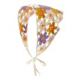 thumbnail image 2 of Crochet Hair Scarf,Cute Crochet Headband,Floral Hair Scarf, Bohemian Triangle Bandana Set for Women,Daily Styling,Photography,Outdoor,Travel, 2 of 5