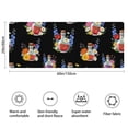 thumbnail image 3 of Pioneer Flower Floral Print Pattern Bathroom Rugs Mat, Non Slip Microfiber Bathroom Rug with Rubber Backing, Soft Mats for Bathroom Floor Tub Shower, 24"x60", 3 of 5