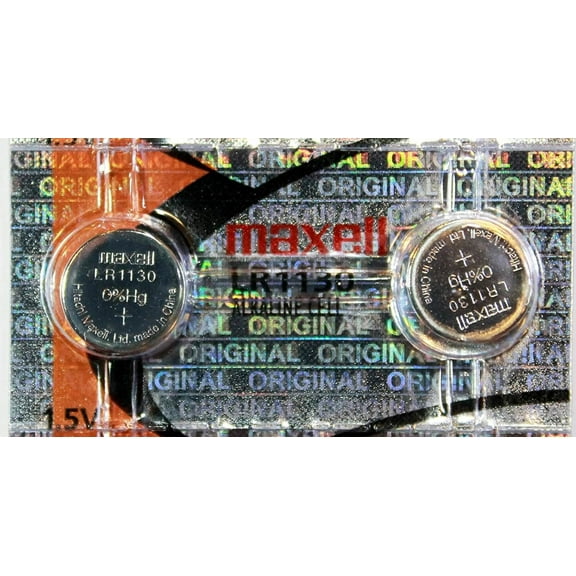 Maxell LR1130 189 389 Alkaline Coin Cell Battery, 2 Pack (2 Batteries)