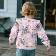 thumbnail image 5 of Uorisanigo Toddler Ruffle Sleeve Fall Cute Elephant Sweatshirt Cute Kids Pullover Hoodie 2-3T Casual Pullover Sweater Tops Athletic T-Shirts Blouse for Girls, 5 of 7
