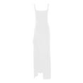 thumbnail image 4 of Women's Elegant Sexy Sleeveless Square Neck Slit Long Evening Dress For Party Night Out Formal Occasion, 4 of 5