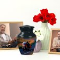 thumbnail image 6 of JAGASY Bike Mini Urn for Ashes Adult Male, Black Small Urns for Human Ashes Keepsake, Road Grassy Landscape Decorative Urns for Daughter, Miniature Burial Urn for Son, (3 Inch), 6 of 7