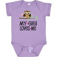 thumbnail image 3 of Inktastic My Gigi Loves Me Girl Owl Girls Baby Bodysuit, 3 of 5