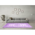 thumbnail image 3 of Ahgly Company Indoor Round Persian Purple Traditional Area Rugs, 7' Round, 3 of 4