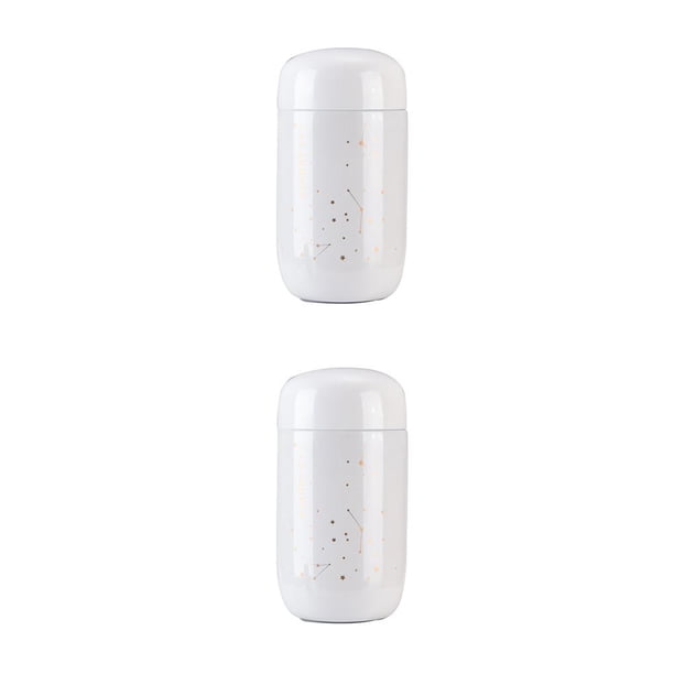 Botella de agua aislada Naiovety 200ml Blanco 2Conjunto
