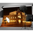 thumbnail image 2 of ABPHOTO Polyester 7x5ft European Style Landscape Backdrop Dresden City Night View Photography Background, 2 of 5