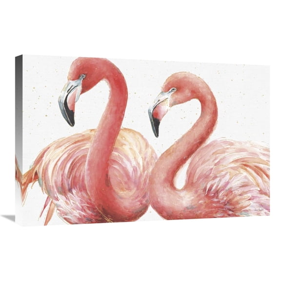 Global Gallery's 'Gracefully Pink I' By Lisa Audit Stretched Canvas Wall Art