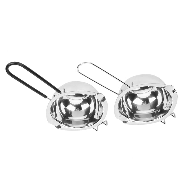 Herramienta de utensilios de cocina, 2 piezas de acero inoxidable de 400 ml, olla para fundir de acero inoxidable, sartén para fundir construida para profesionales
