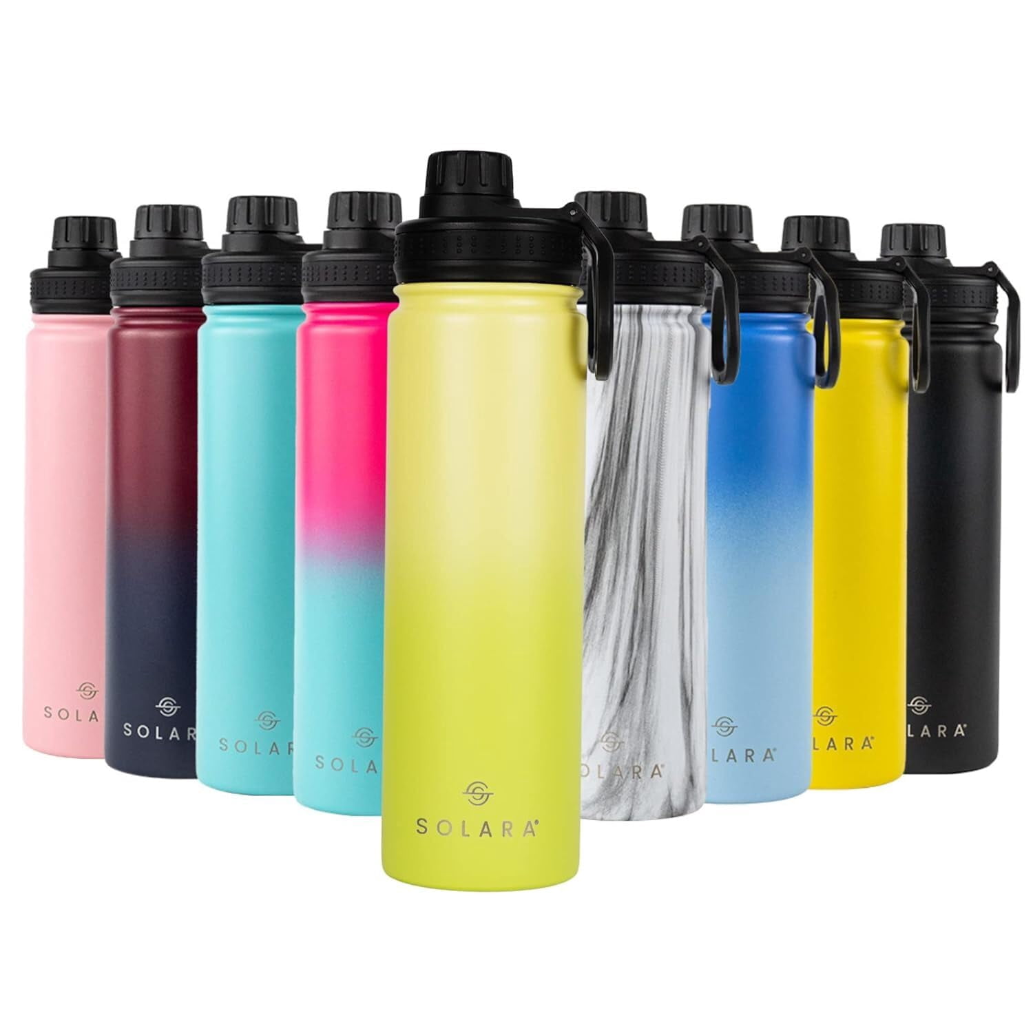 SOLARA Vacuum Insulated 1 Liter Dark Intentions Thermosteel Water Bottle