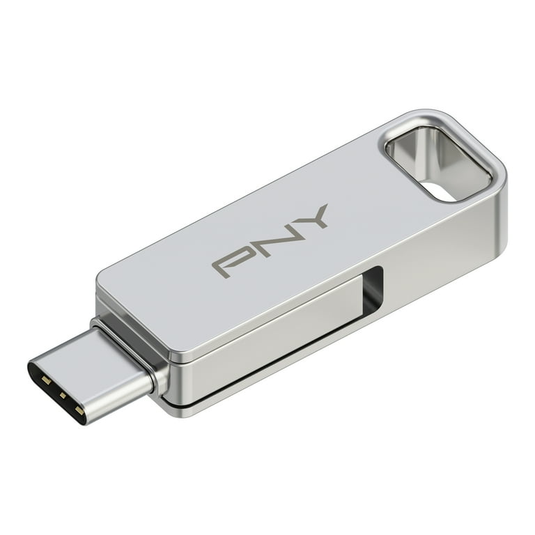 PNY 128GB DUO LINK USB 3.2 Type-C Dual Flash Drive 