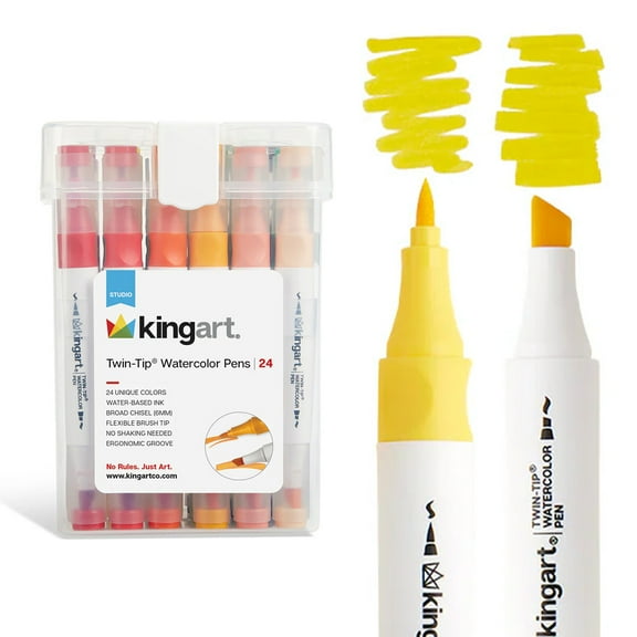 Twin-Tip® Watercolor Pens 24 Colors