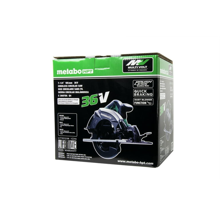 Metabo HPT C3607DAQ4M MultiVolt 36V Brushless 7 1 4 in. Circular Saw Tool Only