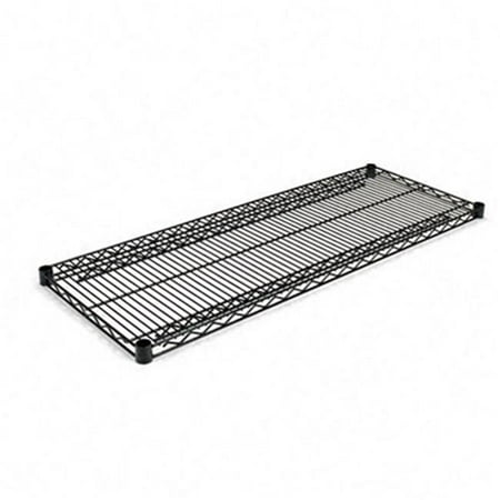 

Wire Shelving Extra Shelves 48w x18d x72h 2 Shelves Black