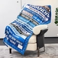 thumbnail image 2 of LHSHID Grandpa Blanket Gifts for Fathers Day for Grandpa Gift from Granddaughter Grandpa Gift from Grandson to My Grandpa Love Support Blanket Birthday for Grandpa 30"x40", 2 of 7