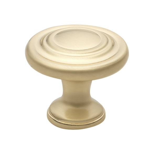 GlideRite 1-1/4 in. Classic Round Cabinet Knob, Champagne Gold - 5415-CHPG, 1 Pack
