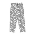 thumbnail image 4 of Goofa Snake Printed Soft Pajama Pants for Women, Wide Leg Comfy Casual Lounge Yoga Pants-Large, 4 of 9