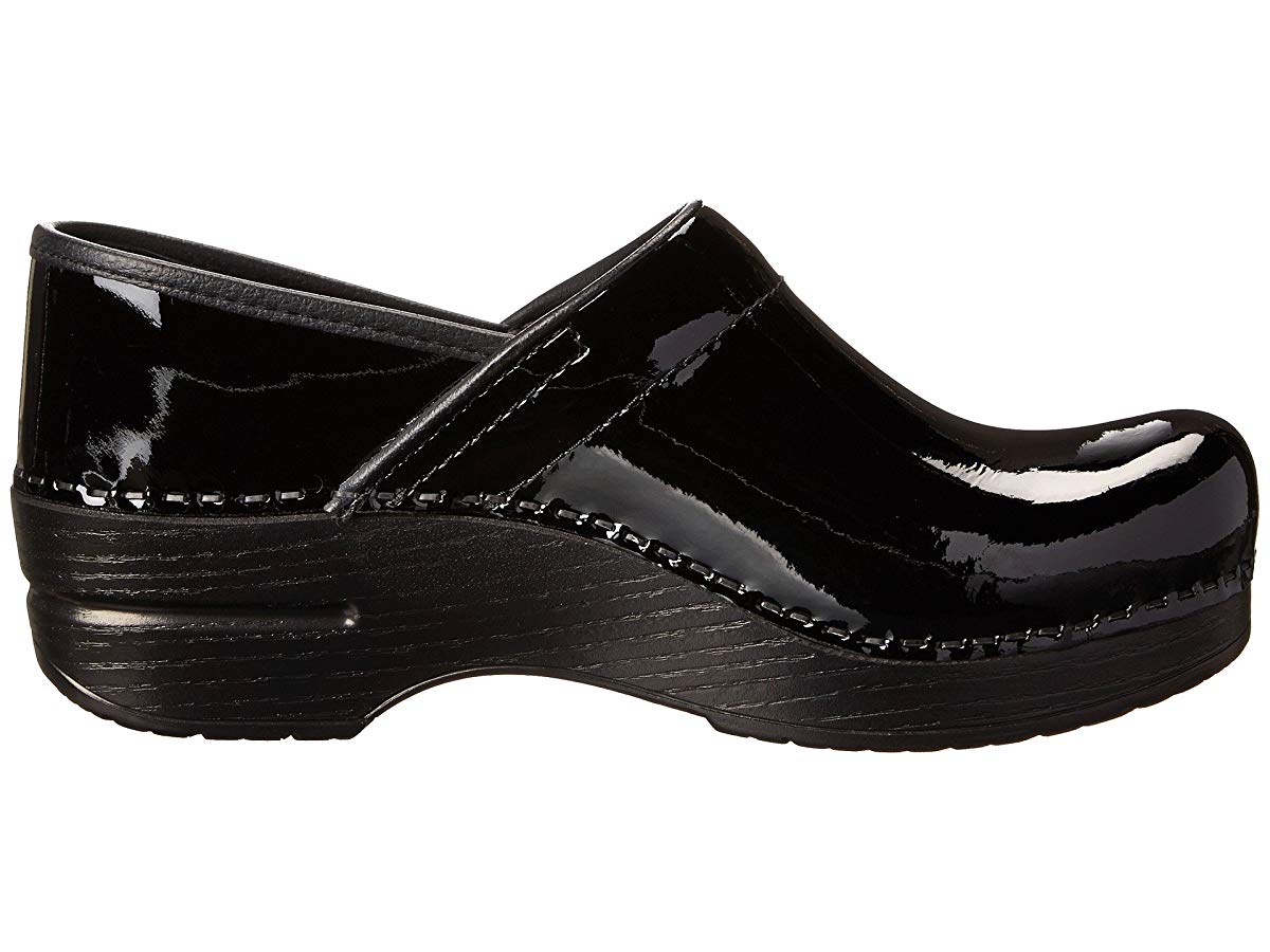 dansko professional black patent