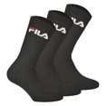 thumbnail image 1 of FILA Calcetines unisex 3 pares - calcetines de tenis, calcetines de tripulación, terry, deporte, logo 35-46 Schwarz 43-46 (9-11 UK), 1 of 3