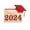 Red, variant on AQITTI 2404290085 Envelope Included Fabric Paper Congratulation Graduation Card, Gold/Black 6 Sets