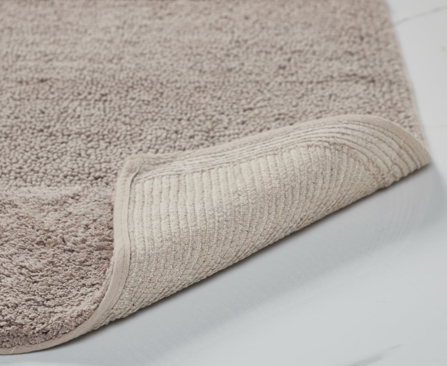 Better Trends 2 Piece Bathroom Rug Set, 100% Cotton, Extra Soft Tufted Bath Mat, Water Absorbent & Non Slip Bath Rug, (Beige) Granada Collection