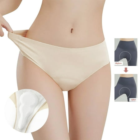 Aooho Camel Toe Cover Thongs Seamless Low-waisted G String for Women No Show Underwear Panty Brief Yoga 1 Pack
