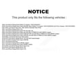 thumbnail image 2 of CMX Rear Disc Brake Rotors Pair for Car Land Rover Range Sport Discovery K8-101790, 2 of 8