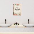 thumbnail image 3 of Metal Signs Proverbs 16 9 Bible Verse Wall Art Christian Wall Art Scripture Poster Bible Quote Poster Decorations for Living Room Print for Bedroom Picture Painting (8x12 in), 3 of 5
