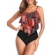 thumbnail image 5 of Moda mujer sexy traje de baño impreso volantes bikini split traje de baño Fridja  nalpqowj61205, 5 of 9