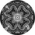 thumbnail image 1 of Ahgly Company Machine Washable Indoor Round Transitional Gray Area Rugs, 8' Round, 1 of 7