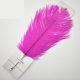 thumbnail image 1 of 11 Colors Ostrich Feather Quill Ballpoint Pen For Wedding Gift Signature Pen Birthday Party Gift Home Decoration Office SchoolColor 4 Gao Jinjia LED, 1 of 2