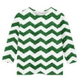 thumbnail image 4 of Blusas y camisas de manga larga y cuello redondo para niños con estampado del Día de San Patricio, manga 3/4/cuello redondo tres cuartos, parte inferior y superior para niños, parte superior de poliés, 4 of 5