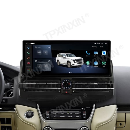 TPXINXIN 15.6 inch Car Radio For Toyota Land Cruiser 200 LC200 2007-2020 Android 13 Multimedia Screen GPS Navigation CarPlay Player Stereo