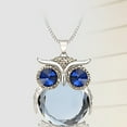 thumbnail image 5 of Jewelry Korean Cute Crystal Owl Pendant Necklace Vintage Long Necklaces Mother's Day Birthday Anniversary Gifts for Mom Of The Day, 5 of 5