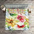 thumbnail image 2 of Ambesonne Colorful Quilted Coverlet 3 Pcs, Country Art, King Size, Multicolor, 2 of 2
