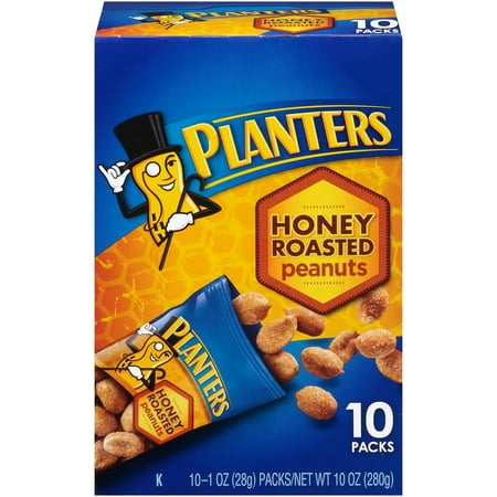 Planters Honey Roasted Peanuts 10-1 oz. Bags