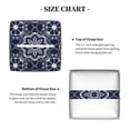 thumbnail image 5 of Picia Geometry Flower Pattern Tissue Box Cover,PVC Leather Square Holder,Tissue Box Holder with Magnetic Bottom,Facial Paper Organizer Dispenser-5.2"X5.2"X5.2", 5 of 8