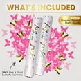 thumbnail image 4 of PrimePure Gender Reveal Confetti Cannon – 2 Pack, Pink, Butterfly Paper Confetti, 4 of 10