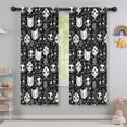 thumbnail image 5 of Blackout Kids Curtains,Bat Silhouette Halloween Pattern Childrens Insulated Curtains Set Of 2,Bedroom Essentials,Toddler Room Decor 42"x63", 5 of 5