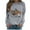 Dark Gray, variant on Odeerbi Thanksgiving Sweatshirts For Women Fashion 2025 Casual Long Sleeve Round Neck Printed Ladies Hoodless Tops Black