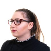 إطارات بصرية نسائية باللون الأحمر من بورشه ديزاين