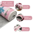 thumbnail image 5 of Floral 5x7 Area Rug Machine Washable Soft Print Boho Carpet Non Slip Low Pile Flower Area Rugs for Living Room Bedroom Dining Room Pink, 5 of 7