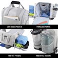 thumbnail image 3 of Bolsa de lona FocusGear Ultimate Gym Bag 2.0 plateada mediana, 3 of 6