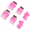 Pink, variant on SMILFREE Kids Protective Gear Set,6PCS Adjustable Knee Pads Elbow Pads Wrist Guards for Youth & Children, Ergonomic Multi-Sport Protective Gear for Cycling Skateboarding Roller Skating Scooter